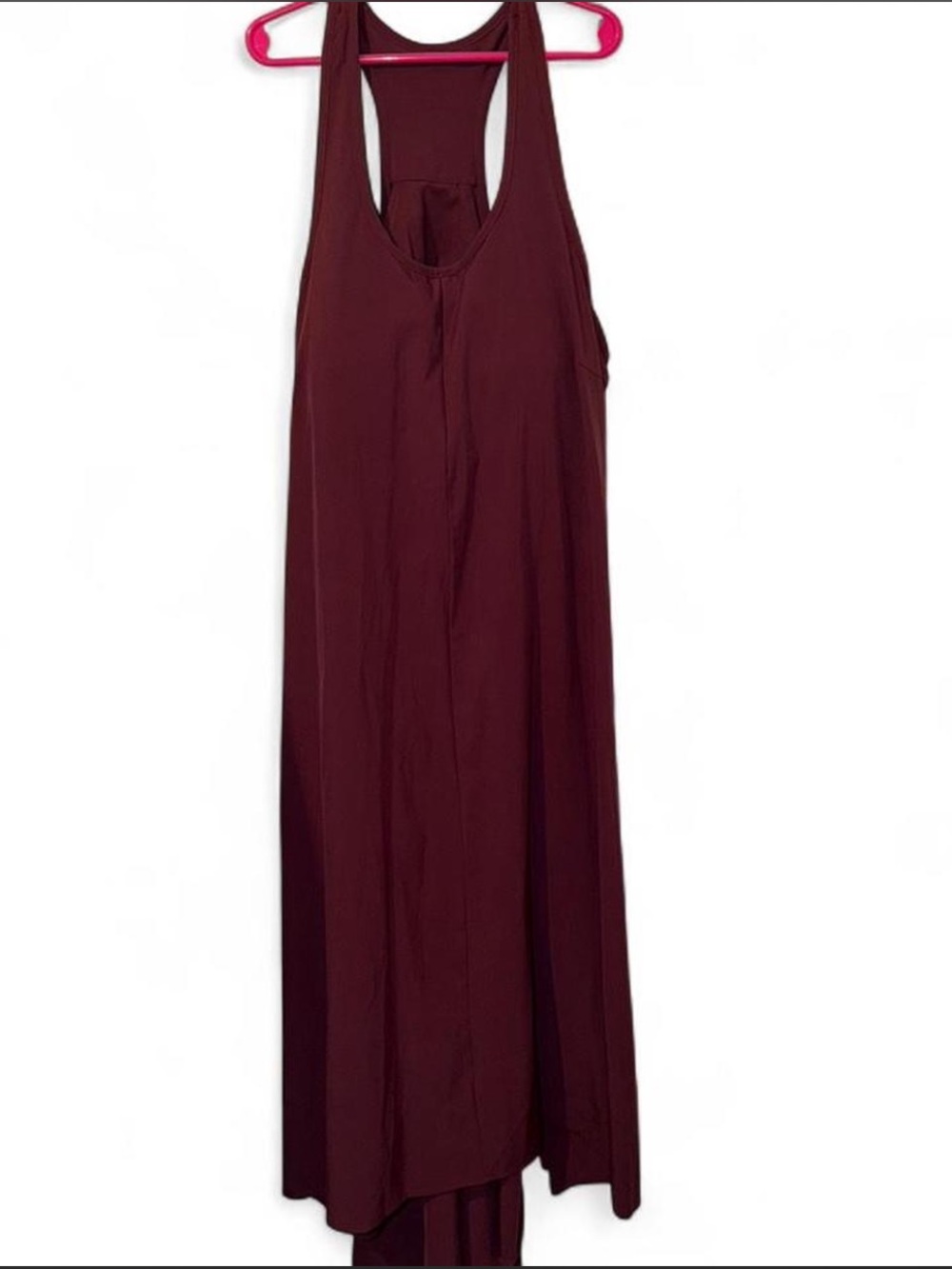 Halara dress medium burgundy flowy NWT